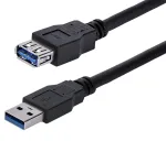 Kaabel StarTech USB3SEXT1MBK USB3SEXT1MBK USB A female, USB A male, 1 m, must v.