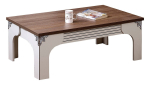 Kohvilaud Kalune Design Gazel, pruun v./valge v., 110 cm x 65 cm x 45 cm