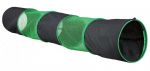 N&auml;riliste tunnel Trixie, 130 cm x 18 cm, must v./roheline v.