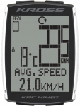 Jalgrattaarvuti Kross KRC414BT T4CLI000149N, plastik, must