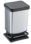 Pr&uuml;gikast Rotho Paso 1754010264WS, h&otilde;be v./must v., 20 l, 45.7 cm x 26.6 cm