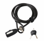 Jalgratta lukk Outliner FSBYL, must, 2500 mm