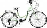 Jalgratas linna- Azimut Vintage TX-7, 26 ", 17'' raam, valge v./m&uuml;nt (mint) v.