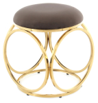 Tumba Kayoom Whitney 325 FSK9U-GLD, pruun v./kuldne v., 40 cm x 40 cm x 45 cm