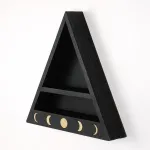 Seinariiul Kalune Design CRY001-S, must v., 30 cm x 30 cm x 6 cm