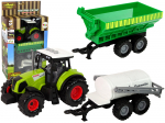 M&auml;ngutraktor Lean Toys A Farmers Tale 15221, valge v./roheline v.