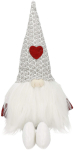 J&otilde;uludekoratsioon, "P&auml;kapikk" Springos Gnome CA1006, 70 cm, valge v./hall v.