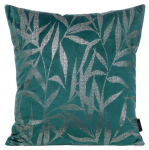 Dekoratiivpadjap&uuml;&uuml;r JWI-09, kuldne/tume t&uuml;rkiissinine, 45 cm x 45 cm