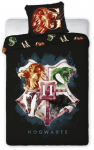 Laste voodipesukomplekt Harry Potter POW-156, sinine v./must v./punane v., 140 x 200 cm