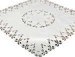 Laudlina ruudukujuline OH-247-A, valge v., 85 x 85 cm