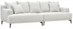 Diivan Home4you Magnolia, beež v., 96 x 264 cm x 76 cm