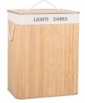 Pesukast Springos Laundry Basket, 72 l, pruun v., 30 cm x 40 cm