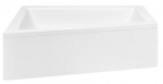 Vann, teisaldatav Besco Intima, 90 cm x 160 cm x 41.5 cm, vasakpoolne, valge