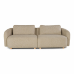 Diivan Domoletti Tiva two-seater, pruunikas, 220 x 95 cm x 70 cm