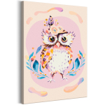 Maalimine numbrite j&auml;rgi Artgeist Owl Chic MA_0568, mitmev&auml;rviline, 40 x 60 cm