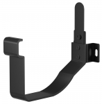 Vihmaveerenni konks Ruukki RR23 D009.A76209, 7.2 cm, teras, must