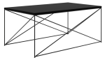 Kohvilaud ADRK Dante, must v., 100 cm x 60 cm x 43 cm