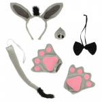 Kost&uuml;&uuml;m lastele, eesel, hall v.