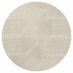 Vaip Domoletti Sign, valge/pruunikas, 160 cm x 160 cm