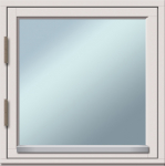 Aken Viljandi, 60x60 cm