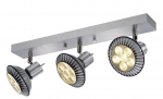 Valgusti lagi SLV Asto 3, GU10, 3 x 75 W, alumiinium v.