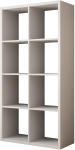 Raamaturiiul ADRK Cleo V, valge v., 150 cm x 33 cm x 77 cm