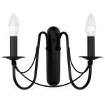 Valgusti seinale TooLight, E14, 2 x 60 W, must v. / must v.
