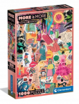 Pusle Clementoni More Is More Fashion Design 37071, 70 cm x 50 cm, 1000 tk, mitmev&auml;rviline