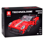 Konstruktor, auto Technologie Evo ZA5261, 413 tk, punane v.