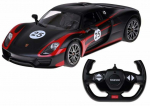 Rc auto Rastar Porsche 918 Spyder RC0711, 1:14, must v./punane v.