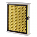 V&otilde;tmekapp Mondex Stacy, 5.5 x 19.5 x 24.5 cm, valge/must/kollane