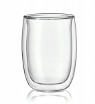 Topeltseinaga klaas Botti Cappuccino, l&auml;bipaistev v., 0.210 l