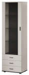 Vitriinkapp Cama Meble Soho S1, must v./ka&scaron;miir v., 41 cm x 60 cm x 192 cm
