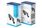 Valgusti lagi GTV Santo BIS, GU10, 2 x 20 W, must v.