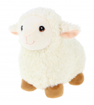 Pehme m&auml;nguasi lammas Keel Toys Keeleco, valge v., 18 cm