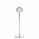 K&uuml;&uuml;nlahoidja Lara, kristall/metall, &Oslash; 8 cm, 23 cm, h&otilde;be v.