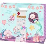 Dekoratsioon, komplekt Susy Card Mermaid, mitmev&auml;rviline, 88 tk