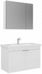 Vannitoa m&ouml;&ouml;bli komplekt Kalune Design Desna 90-950, valge matt v., 45 cm x 90 cm x 58 cm