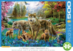Pusle Eurographics Wolf Lake Fantasy, 67 cm x 48 cm, 500 tk, mitmev&auml;rviline