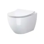 WC-pott, seinapealne Cersanit B246, kaanega, 360 mm x 510 mm