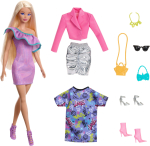 Nukk aksessuaaridega Mattel Barbie Fashions HYT61, 30 cm, mitmev&auml;rviline