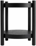 Kohvilaud Akord Furniture Factory Terra, must v., 44.5 cm x 44.5 cm x 48 cm