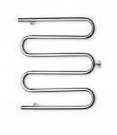 Veek&uuml;tte r&auml;tikuradiator Elonika, kroomi v./roostevaba teras v., 70 cm x 60 cm, 258 W