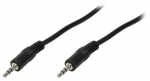Juhe Logilink 3.5 mm / 3.5mm 3.5 mm male, 3.5 mm male, 2 m, must v.