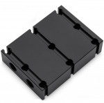 Vesijahutuss&uuml;steemi lisatarvik EK Water Blocks EK-Scalar Triple 2-slot, must v.