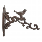 Lillepotihoidik Esschert Design BR21, 21.6 cm x 4.7 cm, 19.1 cm, metall, pruun v.