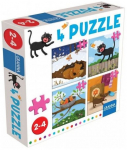 Pusle 4in1 Granna 4 Puzzle 04069, 19 cm x 19 cm, 31 tk, mitmev&auml;rviline