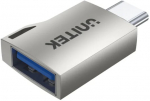 Adapter Unitek USB-C - USB A1025GNI USB-C male, USB female, h&otilde;be v.