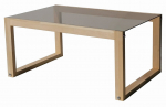 Kohvilaud Kalune Design Via, hele pruun v., 85 cm x 55 cm x 40 cm