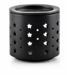 K&uuml;&uuml;nlahoidja Mondex Fragrance oil Fireplace, keraamiline, &Oslash; 7.3 cm, 7.5 cm, must